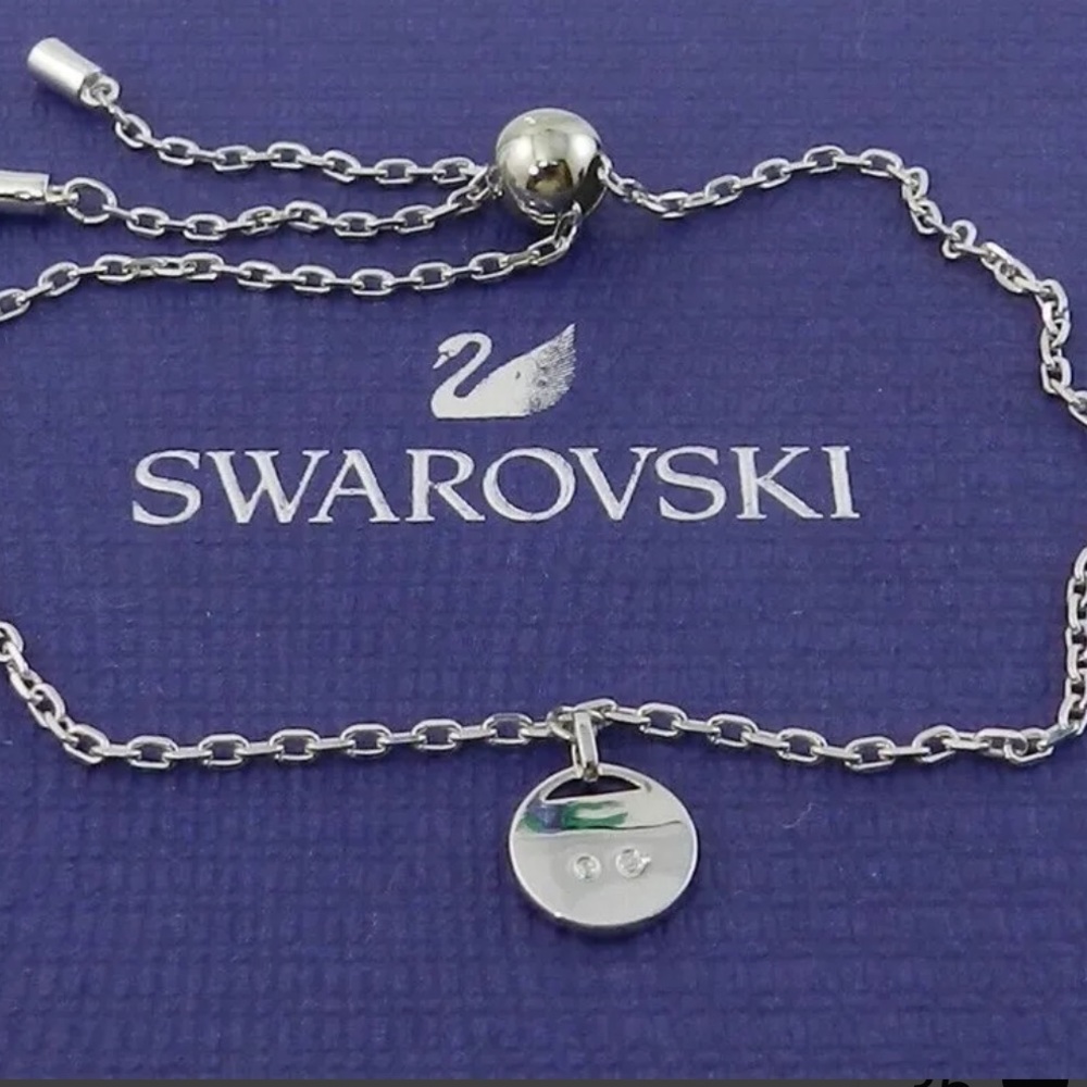 23. Swarovski Crystal Bracelet small-large with slider feature original…